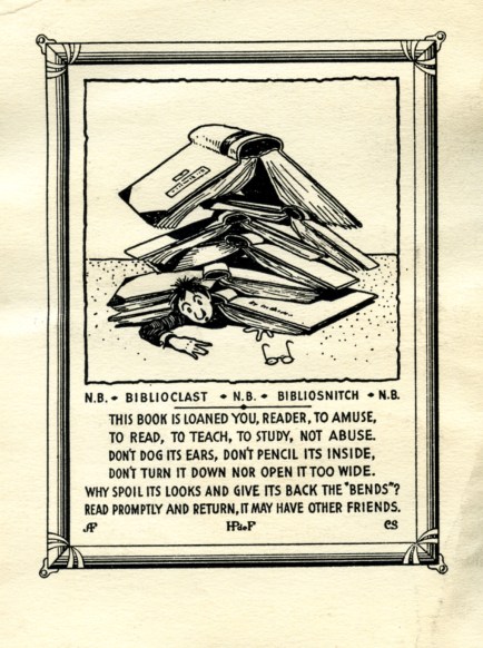 Dr. Henry Pelouze de Forest's bookplate
