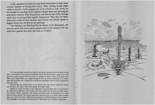 The Whirling Dervish Dance of the Spirochetes. Click to Enlarge.