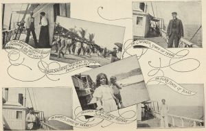 A photo montage of Barton's return to Cuba and time on the ship The State of Texas. From The Red Cross in Peace nad War. Click to enlarge.