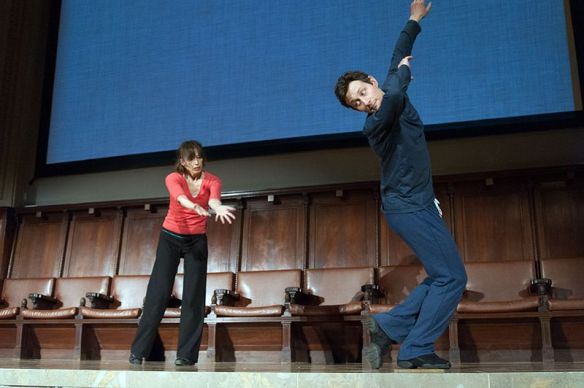 Pamela Quinn and David Leventhal of Dance for PD. Photo: Charles Manley.