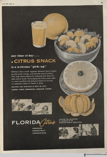 From JAMA, volume 154, number 9, February 27, 1954. Click to enlarge.