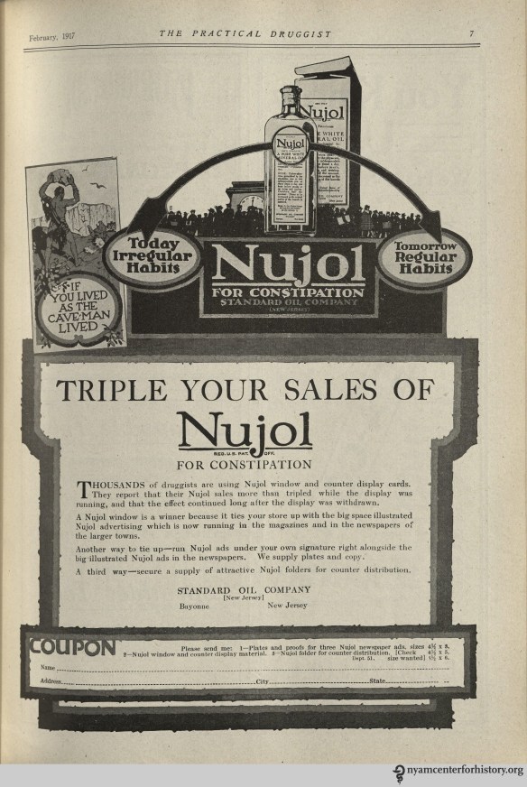 Ad published in The Practical Druggist and Review of Reviews, volume 35, number 2, February 1917.