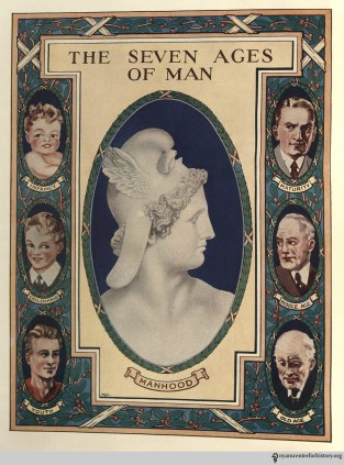 "The seven ages of man." From The Golden Health Library.