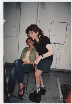 Riva Lehrer teaching at the School of the Art Institute of Chicago, circa 2008. Photo courtesy of Riva Lehrer.