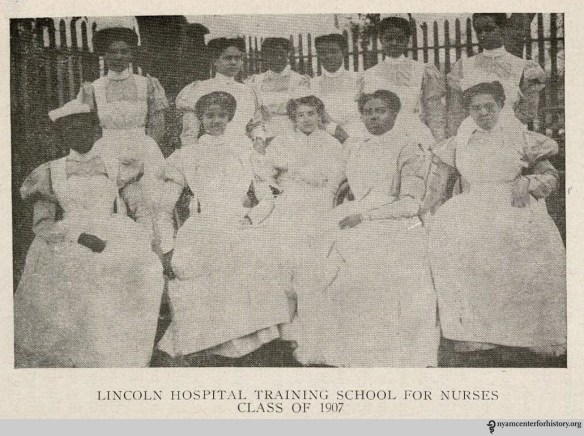 Lincoln Hospital Training School for Nurses, Class of 1907. From A Medical Symphony.