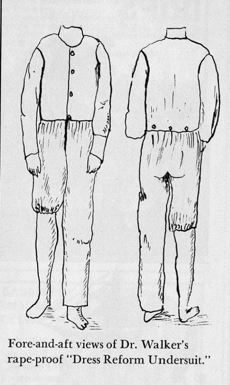 From: Lockwood, Allison. Pantsuited pioneer of women’s lib, Dr. Mary Walker. Smithsonian 1977;7(22):113-119.