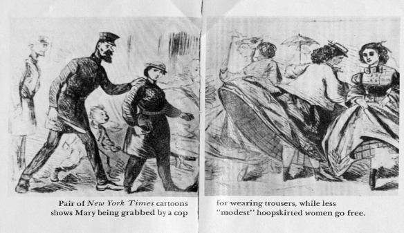 From: Lockwood, Allison. Pantsuited pioneer of women’s lib, Dr. Mary Walker. Smithsonian 1977;7(22):113-119