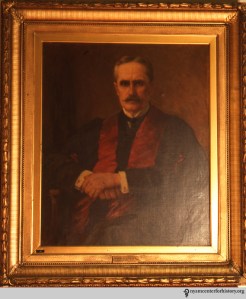 A portrait of Dr. Robert Fulton Weir.