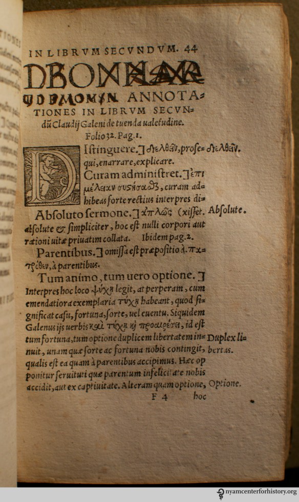 In De sanitate tuenda libri sex, 1541.