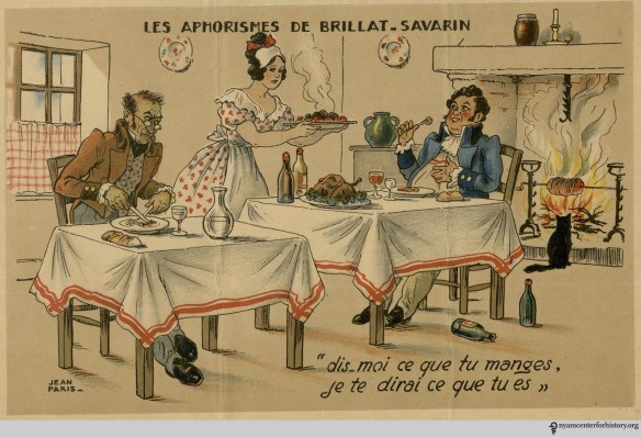 Les Aphorismes de Brillat-Savarin. From the Margaret Barclay Wilson Collection.