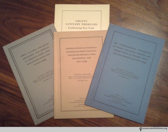 Pamphlets reflecting the work of George Soper and the Committee of Twenty.