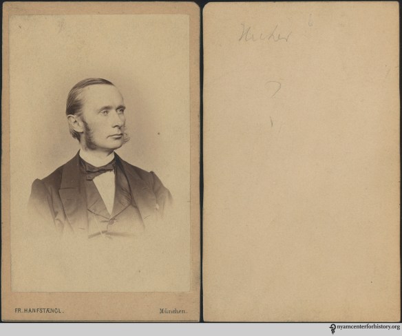 Unknown man, studio of Franz Hanfstaengl, Munich.