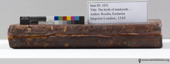 The byrth of mankynde, otherwise named The womans booke, before treatment.