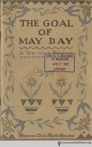 Cover of The Goal of May Day, 1928.
