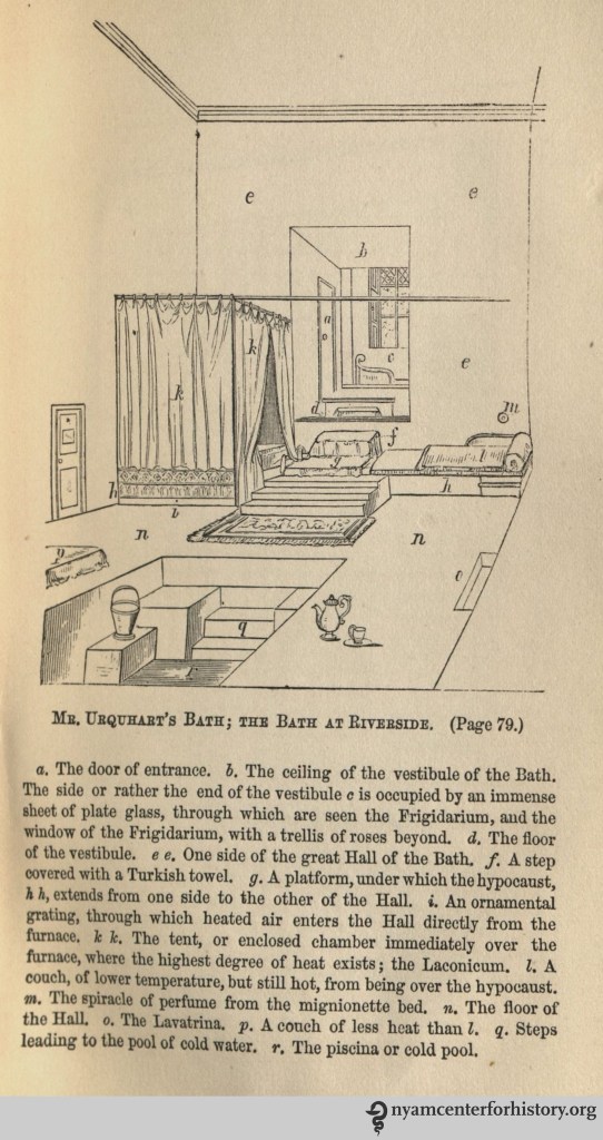 The Bath at Riverside. In Wilson, The Eastern or Turkish Bath, 1861.