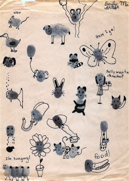 Make fingerprint art with us at Museum Mile! Photo: Emily Miranker.