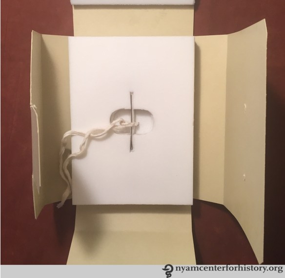 The Academy’s smallpox inoculator. The needle is 2 inches (5 cm) long.