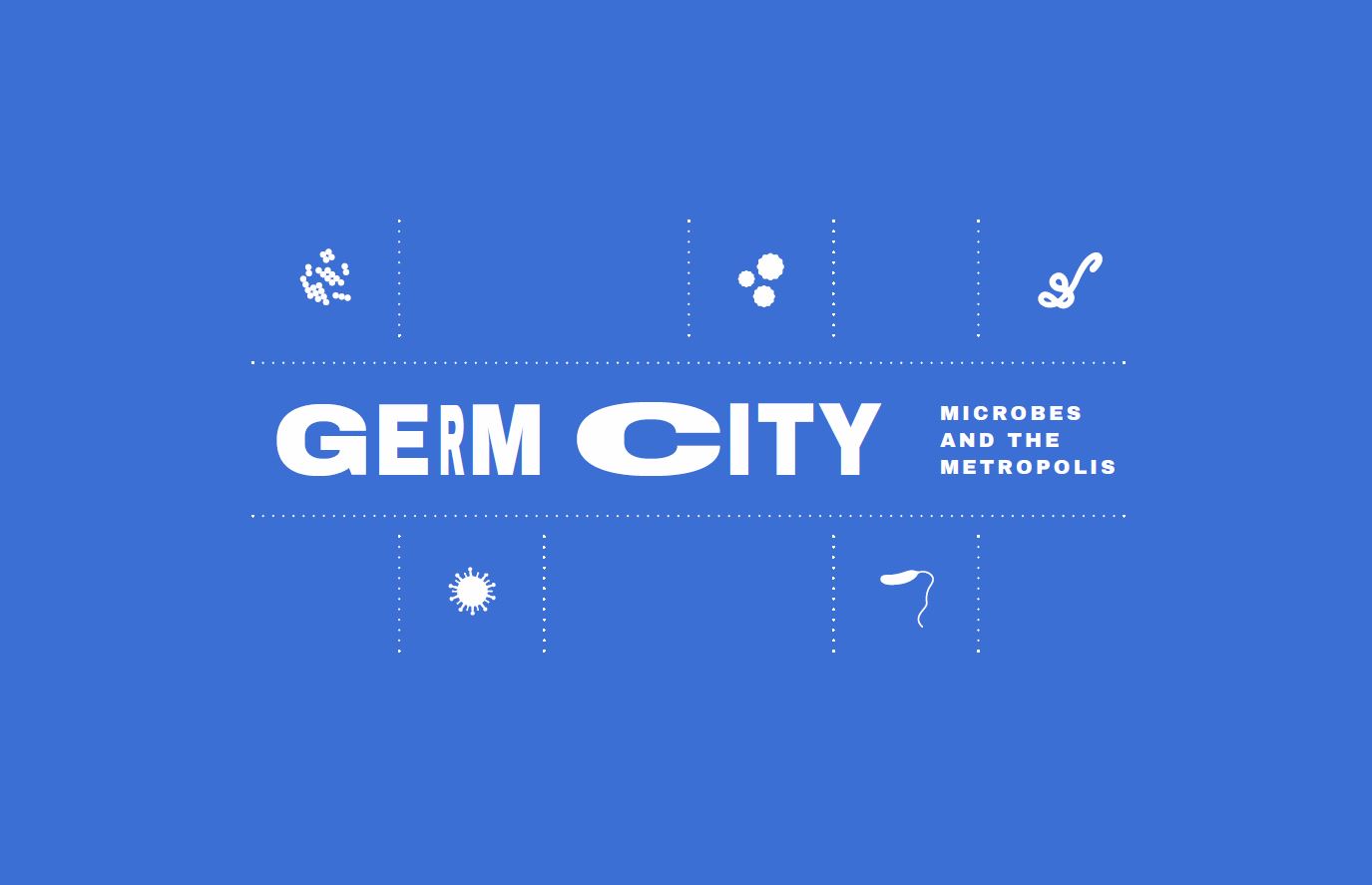 Germ City exhibit graphic_ltblue